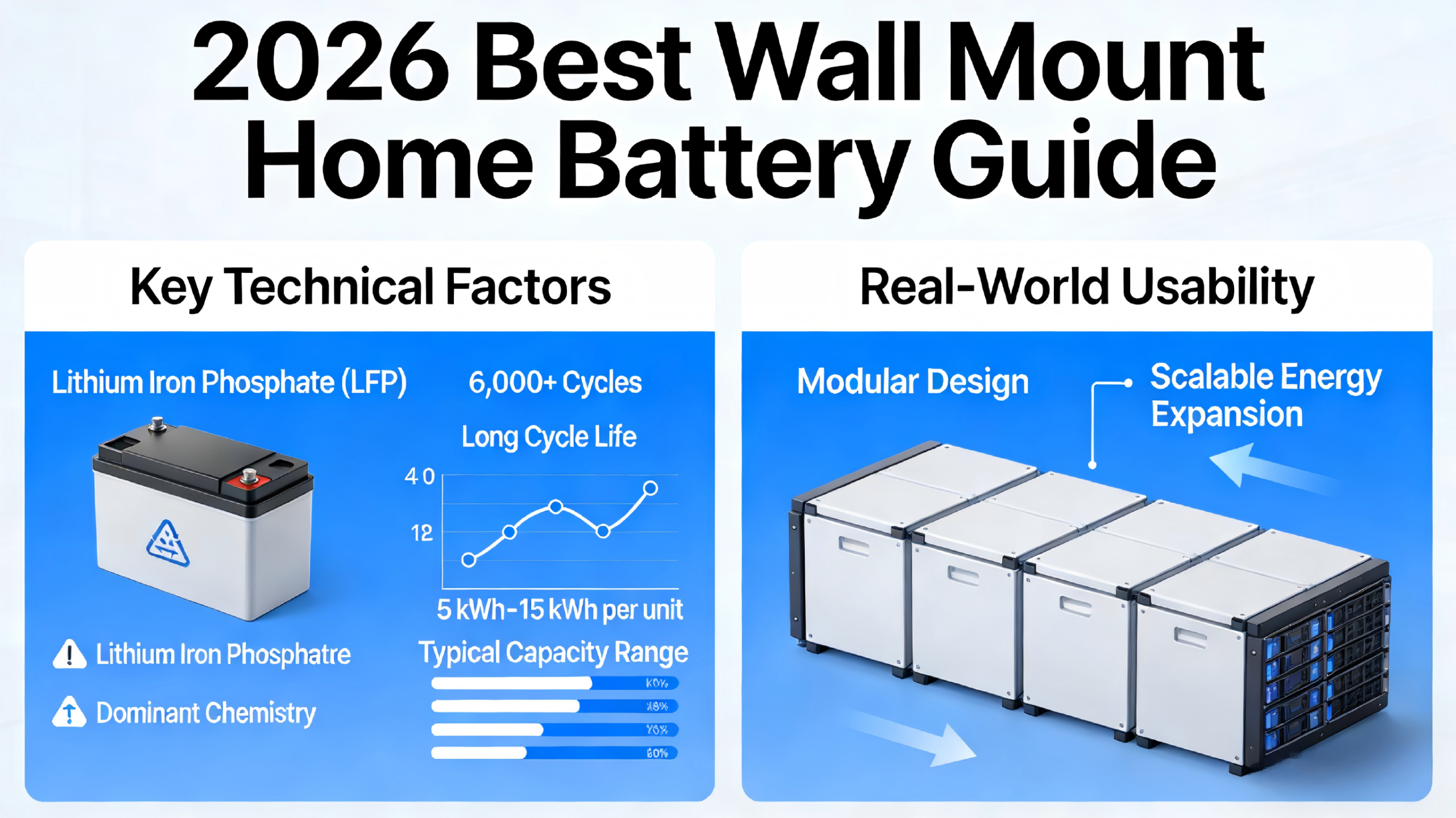 Wall Mount Home Battery
