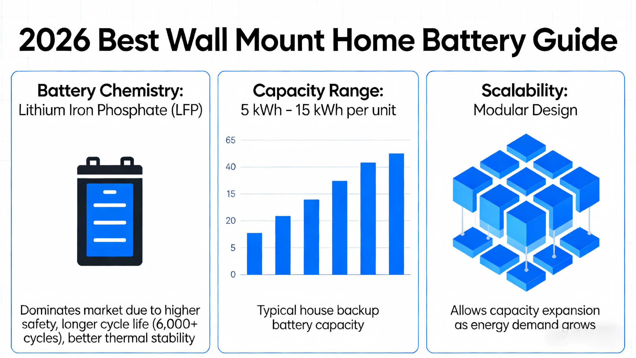 Wall Mount Home Battery